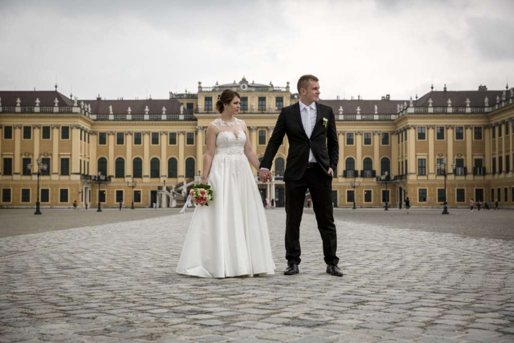 Paaraufnahmen in Schönbrunn