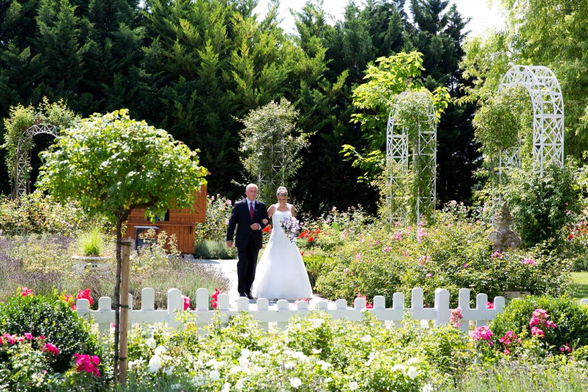 Hochzeitsfotos Blumengärten Hirschstetten