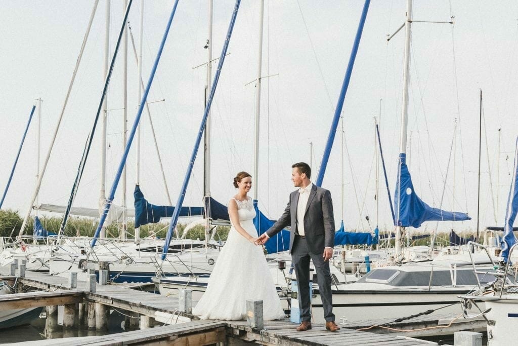 Romantische Vintagehochzeit in der Ruster Bucht