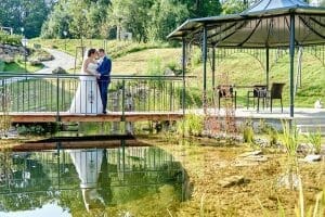 Eine Augusthochzeit im Schlosspark Mauerbach