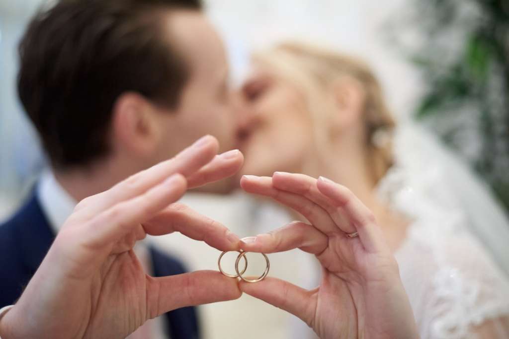 Hochzeit in der Kirche St. Otmar