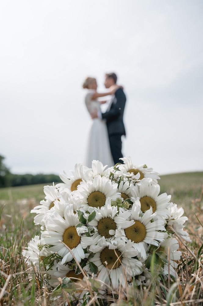 Eine Sommerhochzeit am Himmel